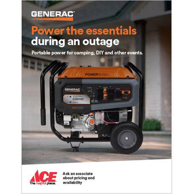 33 in. H X 25 in. W Power The Essentials During An Outage L&G/Outdoor Living Sign 1 each
