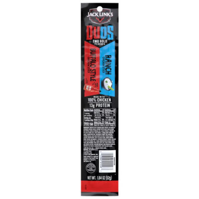 Jack Link's Duo's Buffalo Style and Rancho Chicken Sticks 1.84 oz Pouch