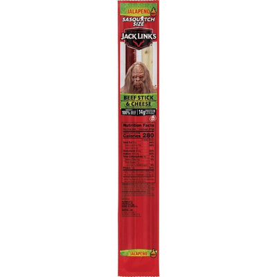 Jack Link's Jalapeno Beef Stick and Cheese 2.45 oz Packet