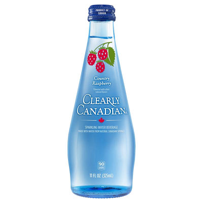Clearly Canadian Raspberry Sparkling Spring Water 11 fl. oz.