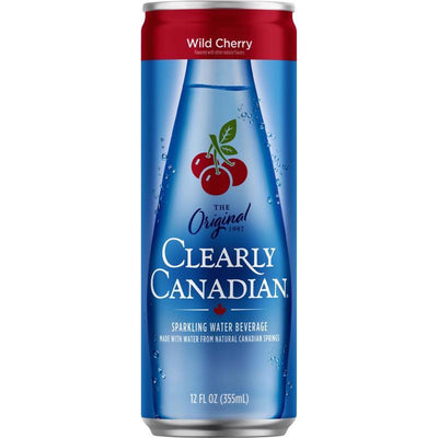 Clearly Canadian Cherry Sparkling Spring Water 12 fl. oz.