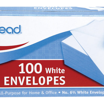 Mead 3.63 in. W X 6.75 in. L A6 White Envelopes 100 pk