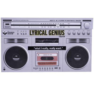 Fizz Lyrical Genius Cassette Trivia Cards