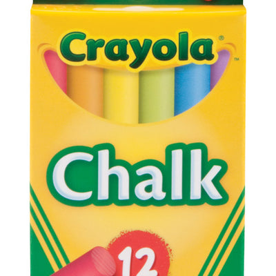 Crayola Nontoxic Assorted Color Chalk 12 pk