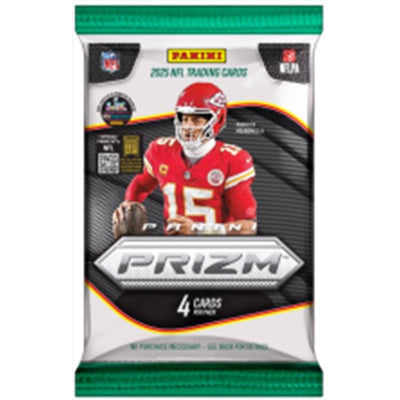 Panini 2025 Prizm Football Retail Pack Trading Cards