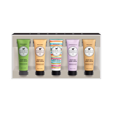Dionis Goat Milk Skincare Assorted Scent Hand Cream Gift Set 1 oz 5 pk