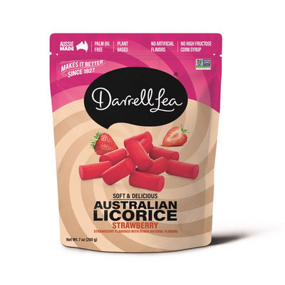 Darrell Lea Strawberry Licorice 7 oz
