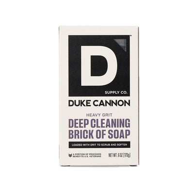 Duke Cannon Heavy Grit Mandarin and Mint Scent Bar Soap 6 oz