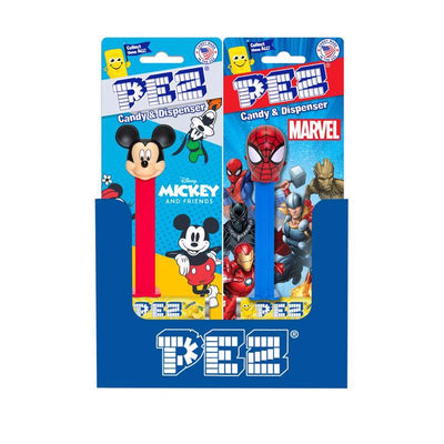 PEZ Favorites Assorted Candy and Dispenser 1.87 oz