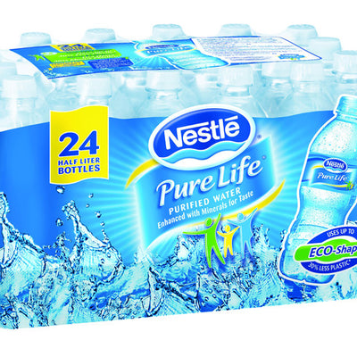 Nestle Waters Pure Life Bottled Water 0.5 L