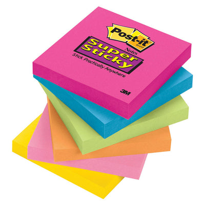 Post-it 3 in. W X 3 in. L Assorted Sticky Notes 1 pad