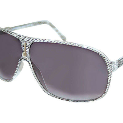 Piranha Retro Women's Silver Frame Gray Lens Sunglasses
