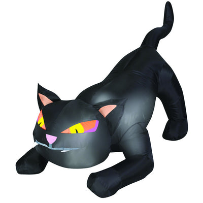 Gemmy Airblown 4 ft. LED Prelit Black Cat Inflatable