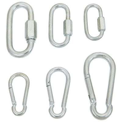Home Plus Zinc-Plated Steel Snap Hook And Quick Link Set