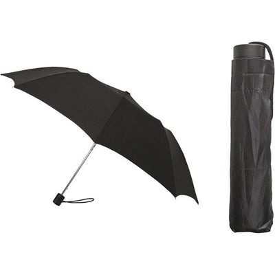Rainbrella Black 42 in. D Compact Umbrella
