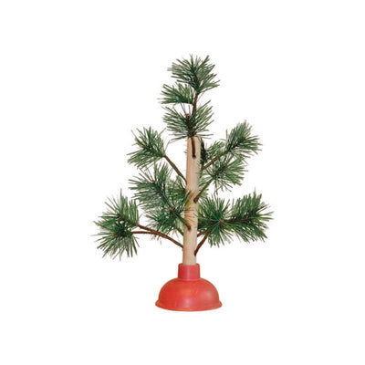 Rednek Multicolored Plunger Christmas Tree 15 in.