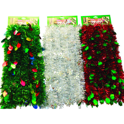 FC Young Multicolored Assorted Garland Hanging Decor 8 in.