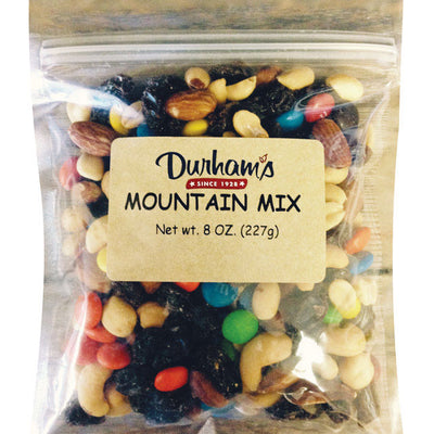 Durhams Nuts, Raisins, Chocolate Trail Mix 8 oz Bagged