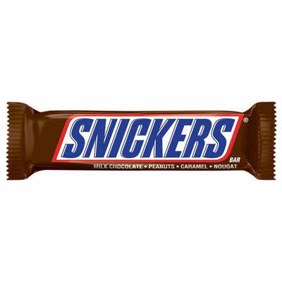 Snickers Milk Chocolate, Peanuts, Caramel and Nougat Candy Bar 1.86 oz