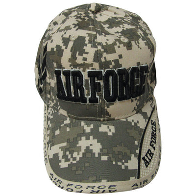 JWM U.S. Air Force Logo Baseball Cap Digital Camouflage One Size Fits All