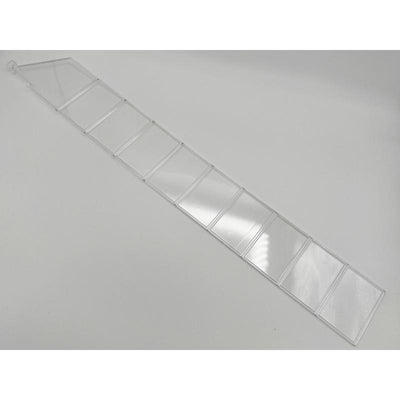 Clear Plastic Shelf Divider 3 in. H X 1/2 in. W X 22 in. L 20 pk