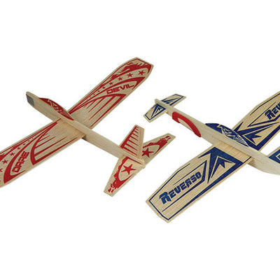 Guillow's Super Hero Glider Plane Natural 2 pc