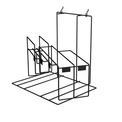 20 in. H X 27 in. W X 16 in. D Black Metal Grill Grate Display