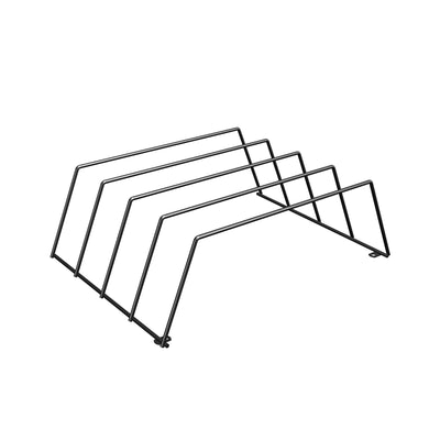 46 in. H X 40 in. W X 48 in. D Gray Metal Baby Gate Rack