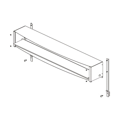 Lit Header LED Indoor Illuminated Sign Kit