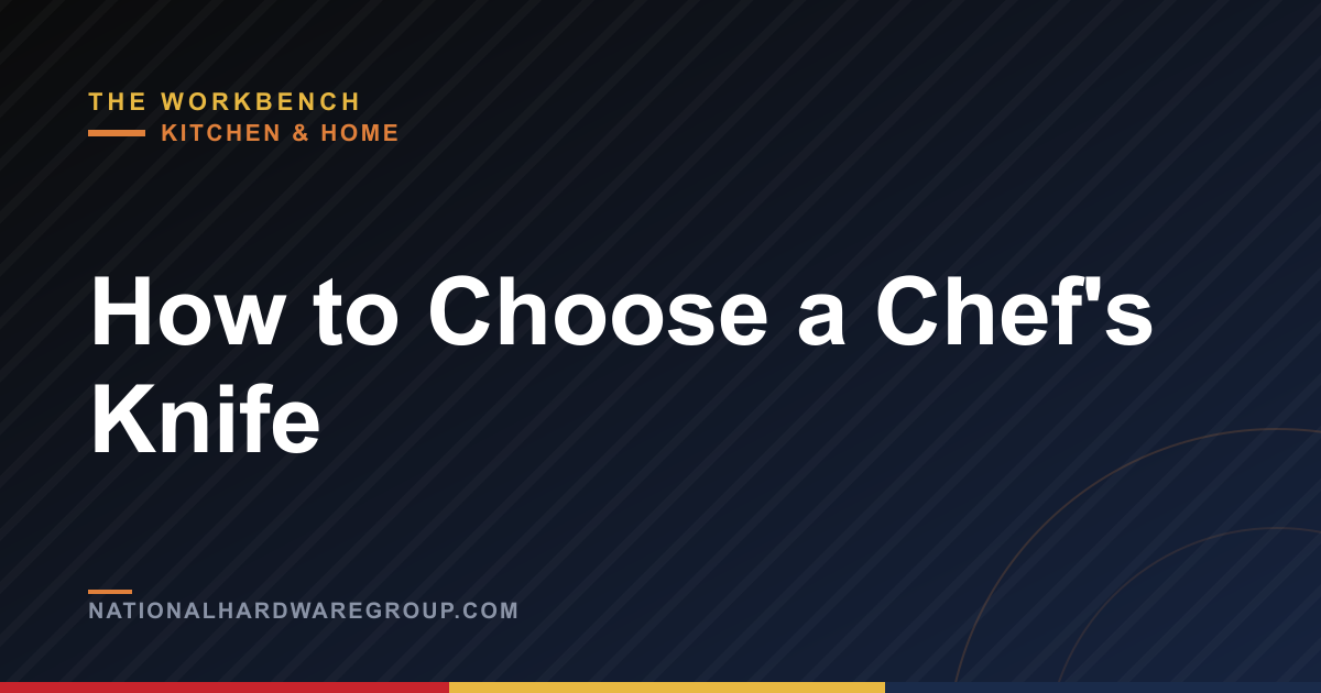 How to Choose a Chef's Knife