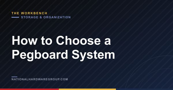 How to Choose a Pegboard System