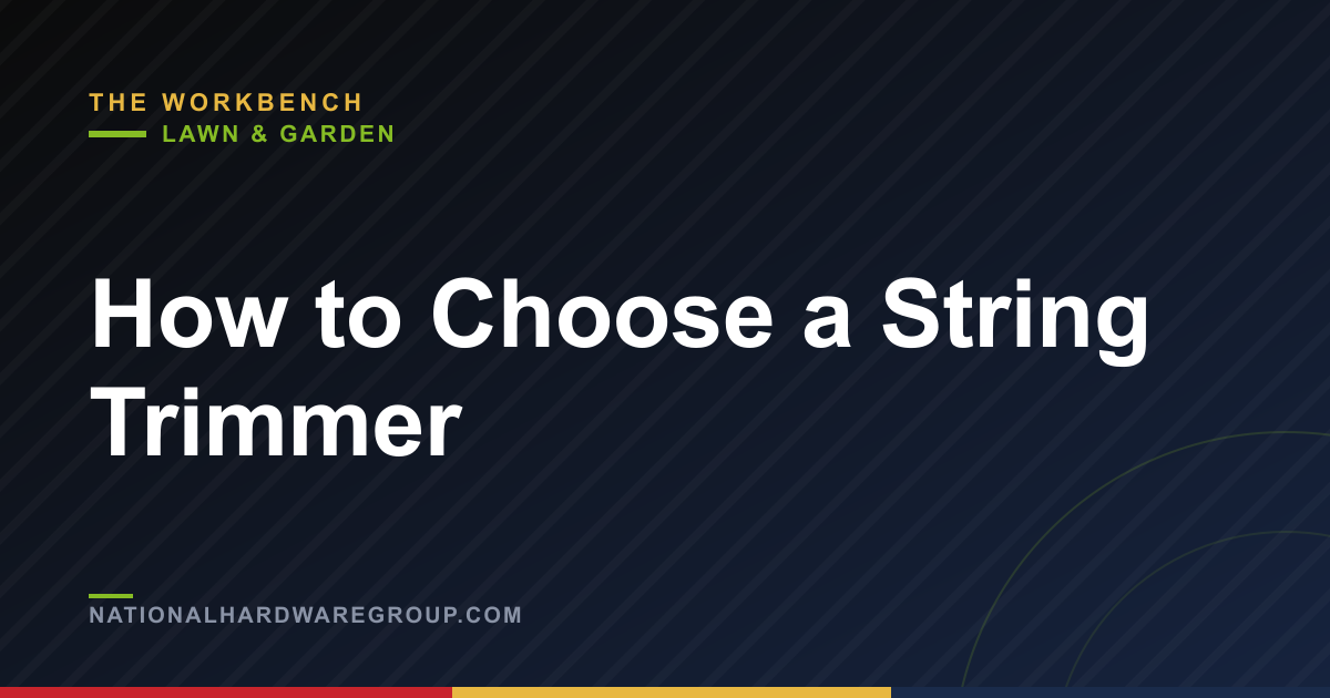 How to Choose a String Trimmer
