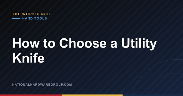 How to Choose a Utility Knife