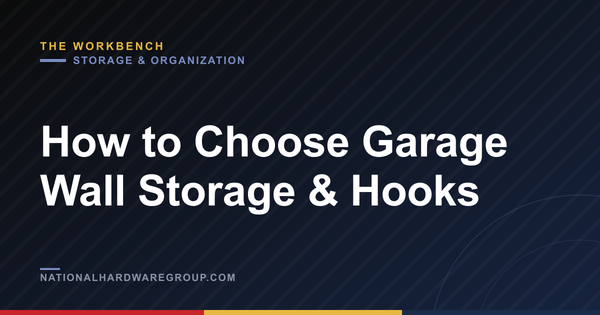 How to Choose Garage Wall Storage & Hooks