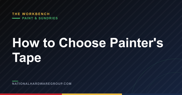 How to Choose Painter's Tape