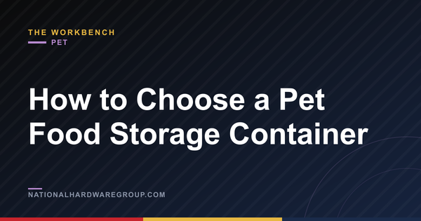 How to Choose a Pet Food Storage Container
