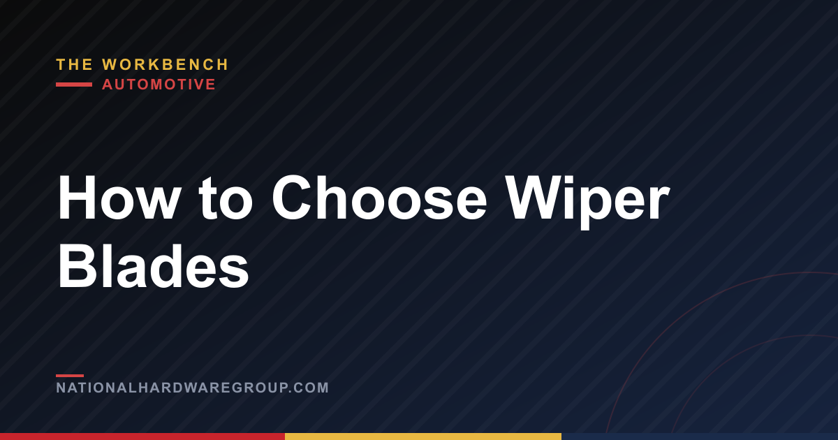 How to Choose Wiper Blades
