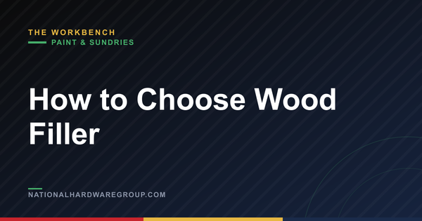 How to Choose Wood Filler