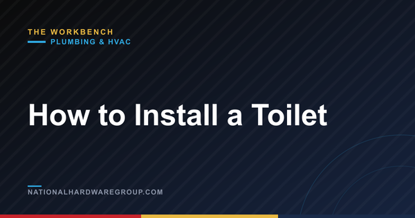 How to Install a Toilet