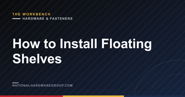 How to Install Floating Shelves