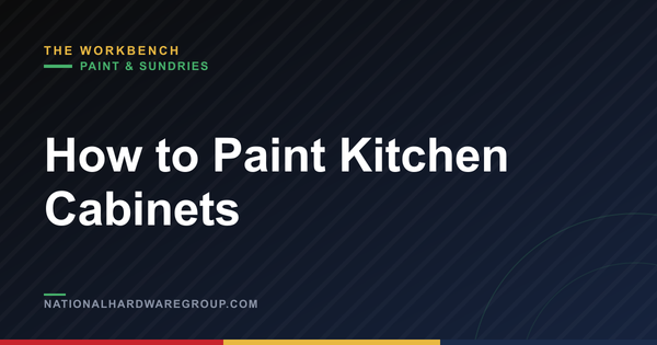 How to Paint Kitchen Cabinets