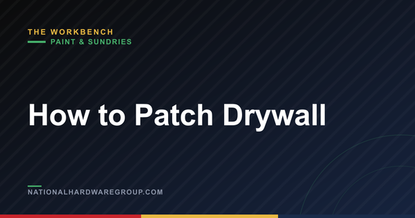 How to Patch Drywall