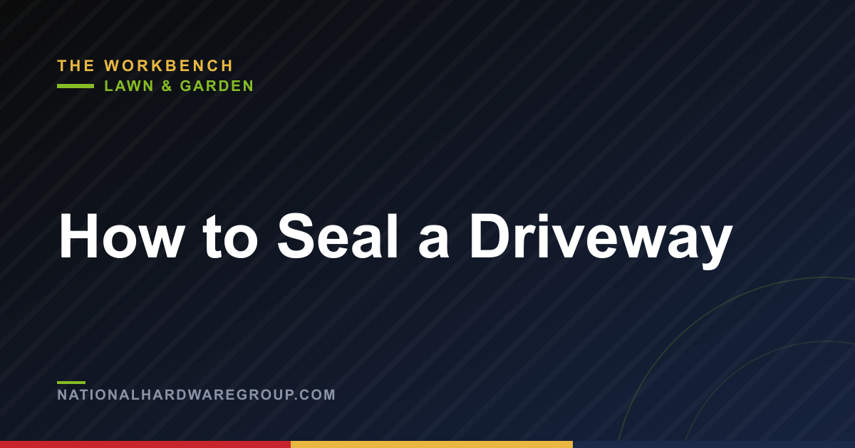 How to Seal a Driveway
