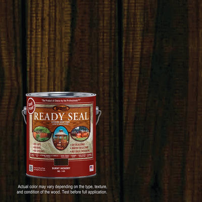Ready Seal Goof Proof Semi-Transparent Flat Burnt Hickory Oil-Based Penetrating Wood Stain/Sealer 1