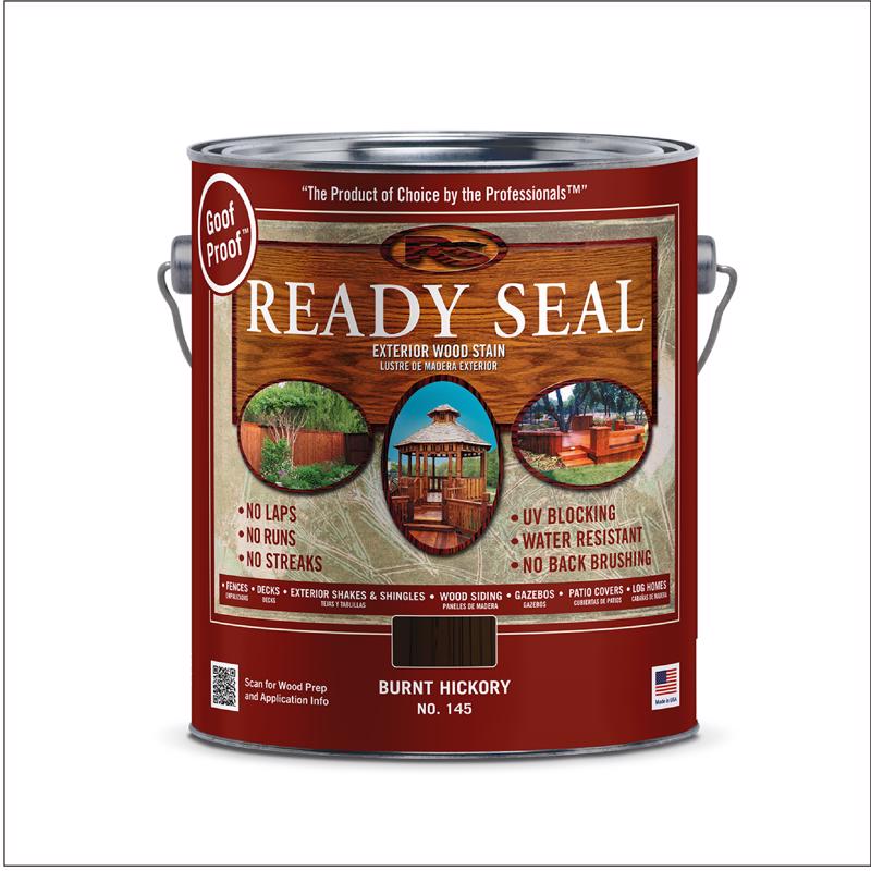 Ready Seal Goof Proof Semi-Transparent Flat Burnt Hickory Oil-Based Penetrating Wood Stain/Sealer 1