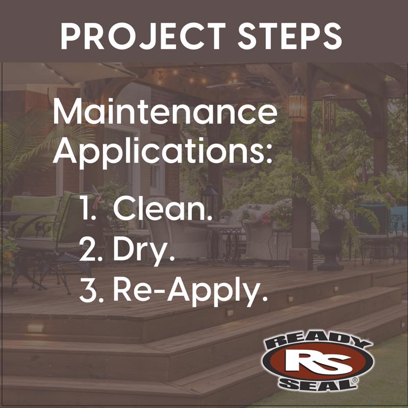 Ready Seal Goof Proof Semi-Transparent Flat Burnt Hickory Oil-Based Penetrating Wood Stain/Sealer 1