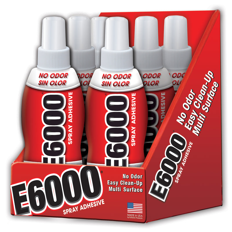 E6000 High Strength Translucent White Spray Adhesive 4 oz