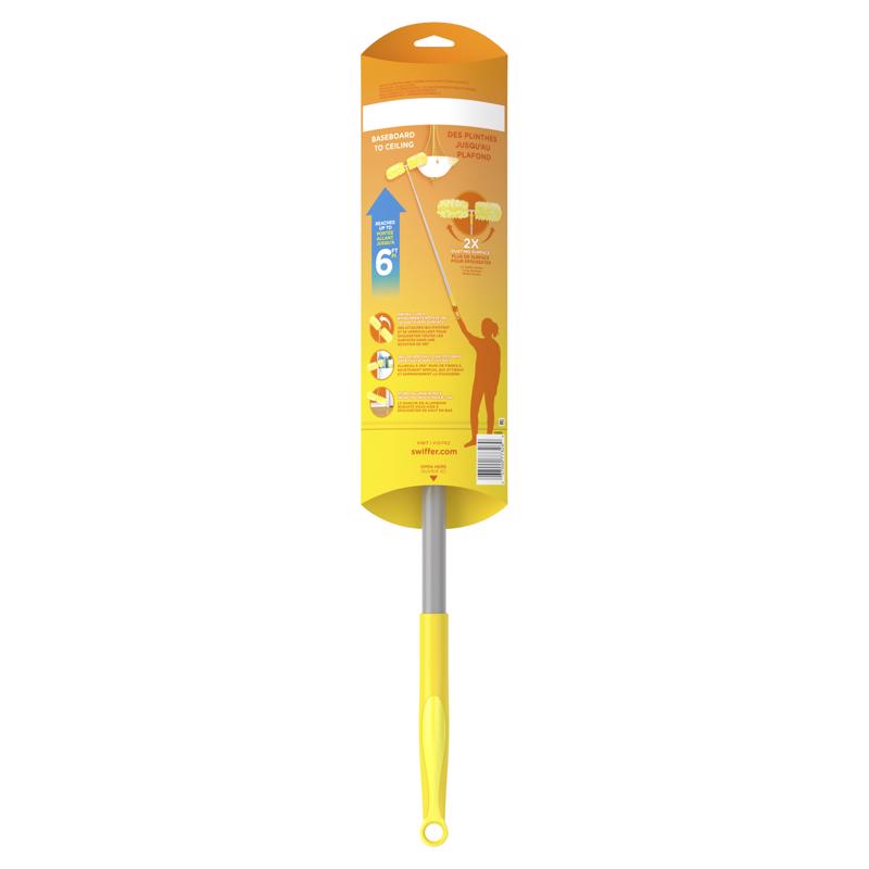 Swiffer 360 Heavy Duty Dusters Microfiber 360 Duster Kit 20 in. W X 72 in. L