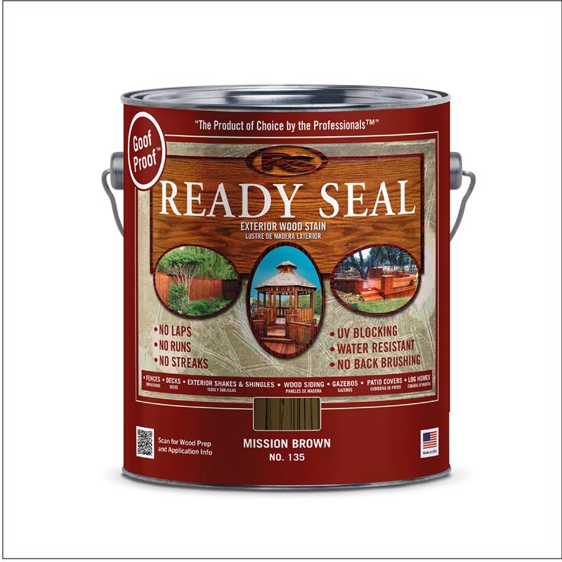 Ready Seal Goof Proof Semi-Transparent Flat Mission Brown Oil-Based Penetrating Wood Stain/Sealer 1