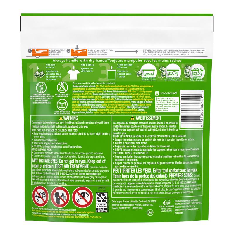 Gain Flings Original Scent Laundry Detergent Pod 12 oz 16 pk